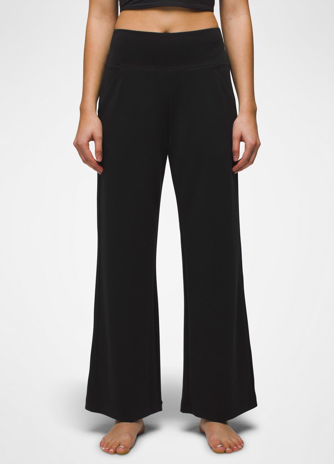 Womens prAna Shea Wide Leg Pant - Black