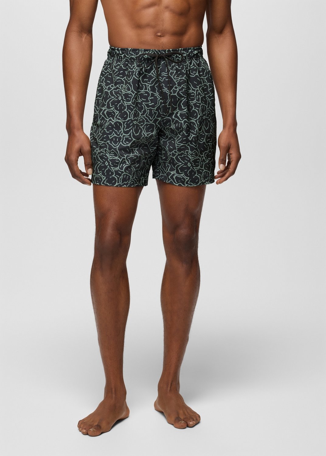 Mens prAna La Jolla Lined Swim Short - Shadow Feelings