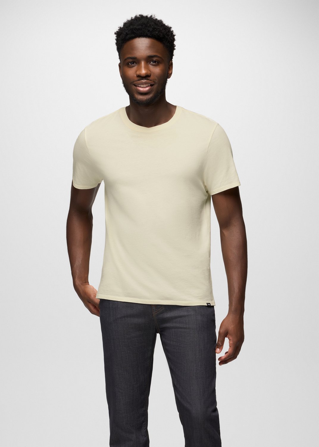 Mens prAna Everyday Short Sleeve Tee - Canvas