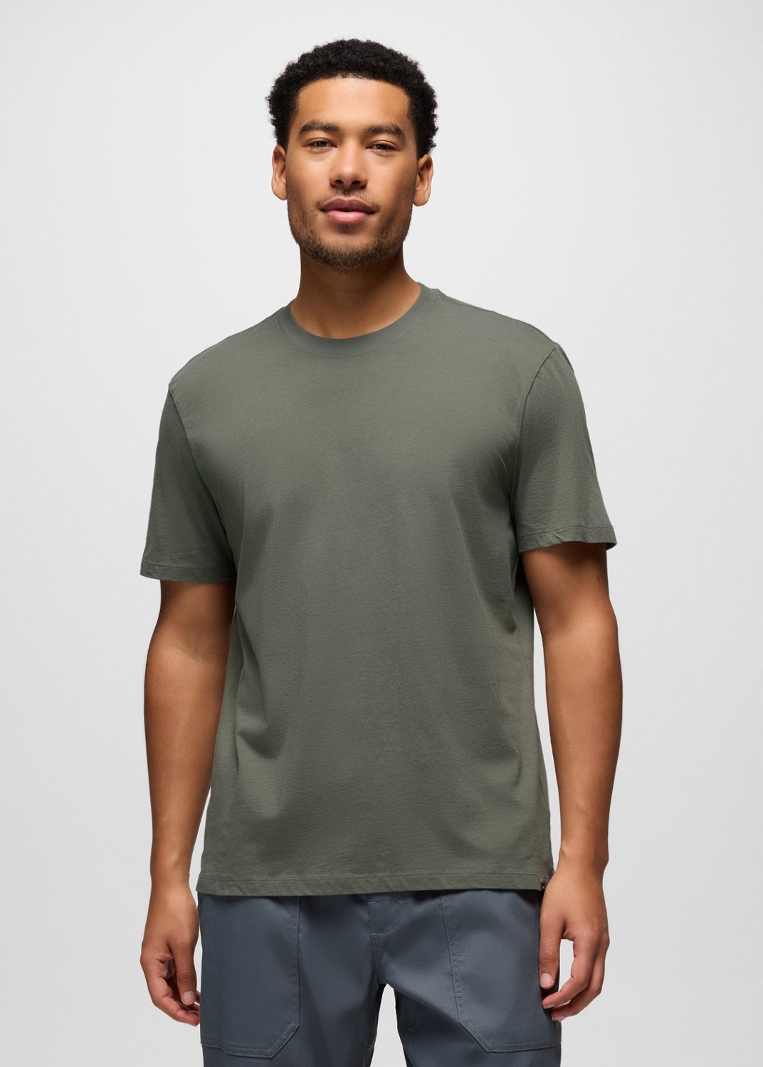 Mens prAna Everyday Short Sleeve Tee - Thyme