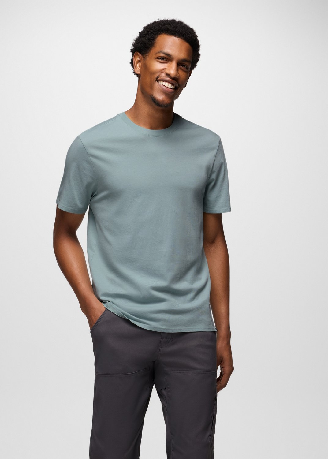 Mens prAna Everyday Short Sleeve Tee - Saltwater