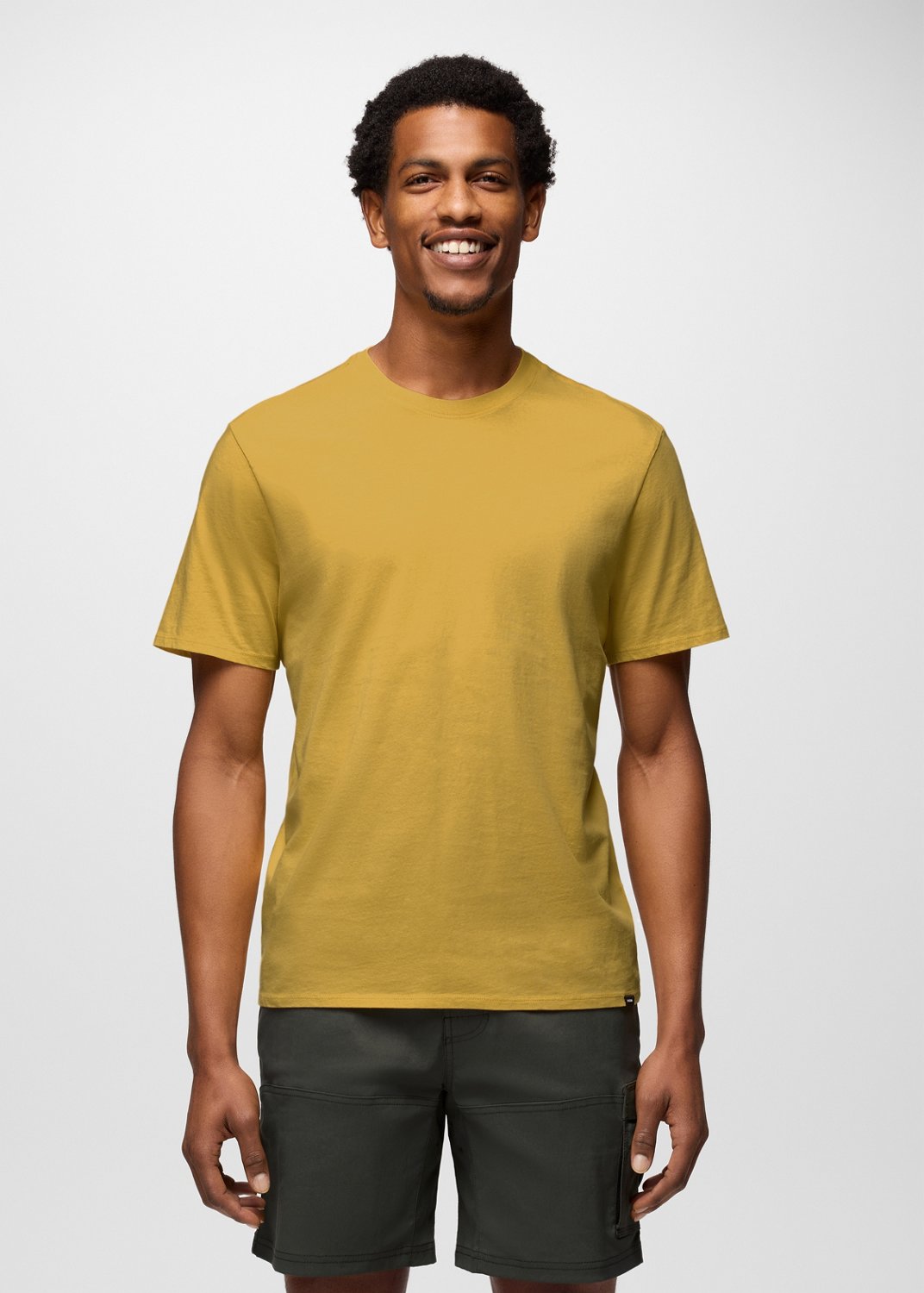 Mens prAna Everyday Short Sleeve Tee - Pollen