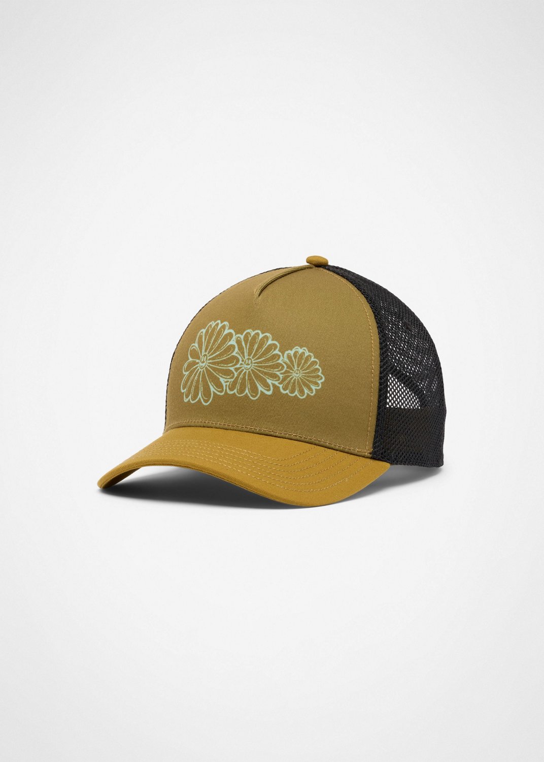 Gender Neutral prAna Roads Ahead Trucker - Retro Olive Flipside