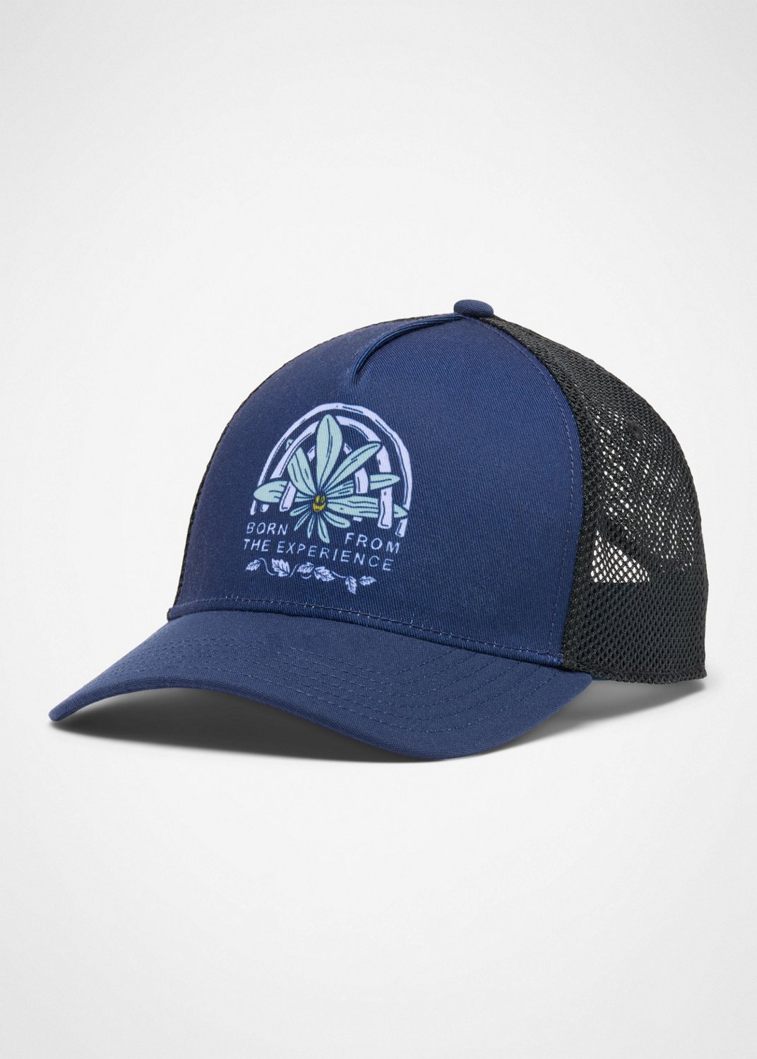 Gender Neutral prAna Roads Ahead Trucker - Stormy Night Happy Petals