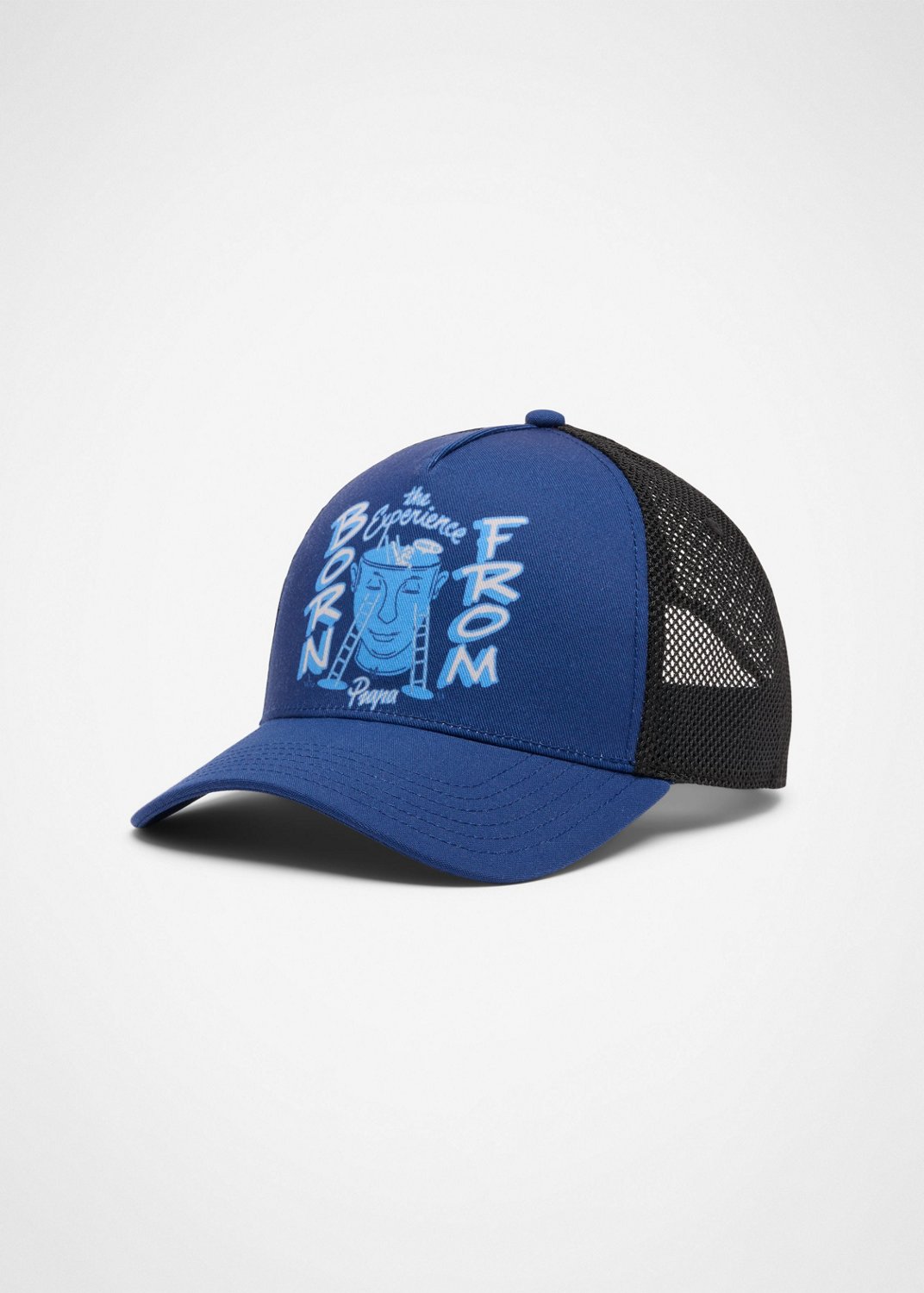 Gender Neutral prAna Roads Ahead Trucker - Capulet Blue Open Your Mind