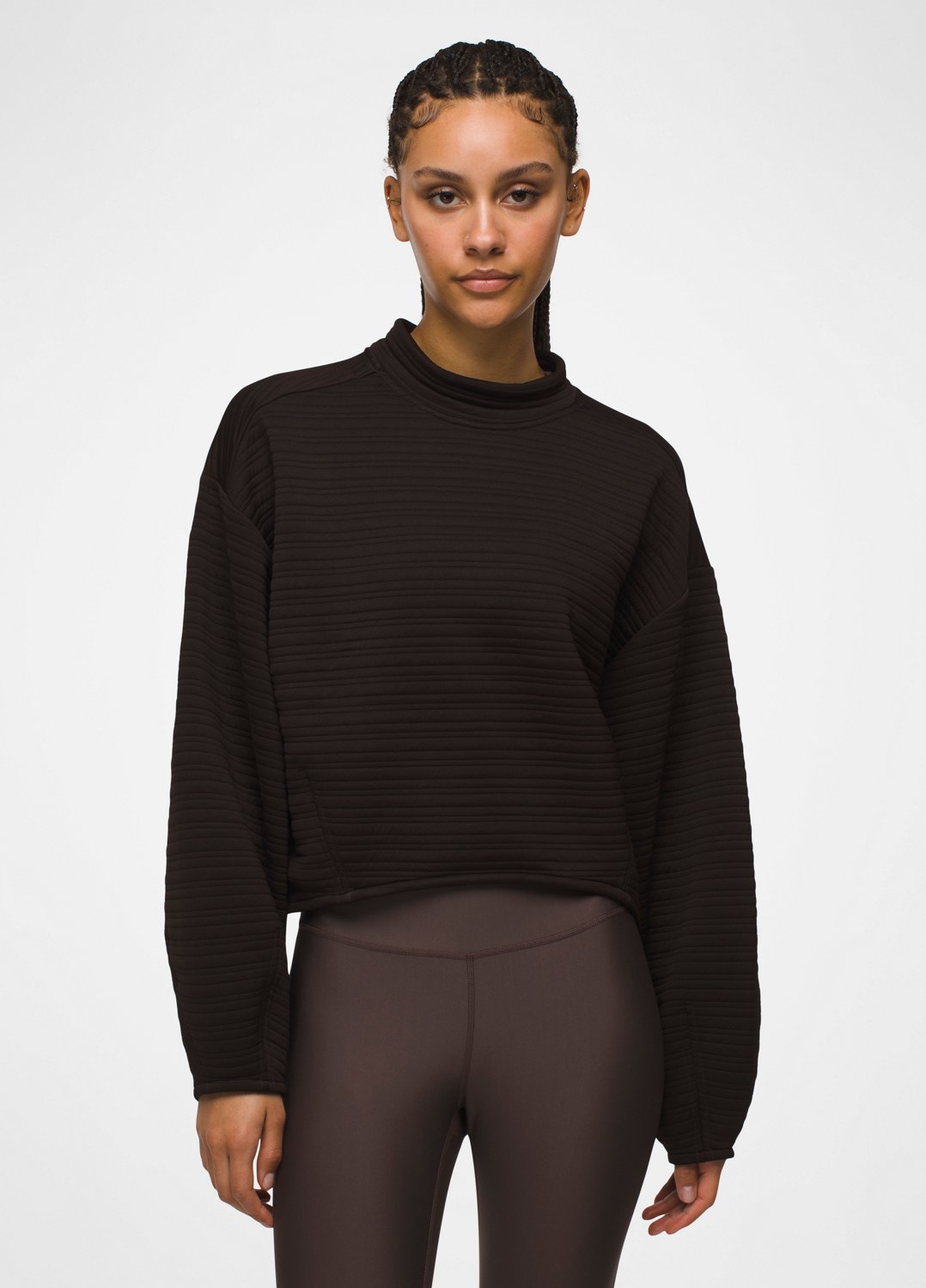 Womens prAna Send Off Pullover - Espresso