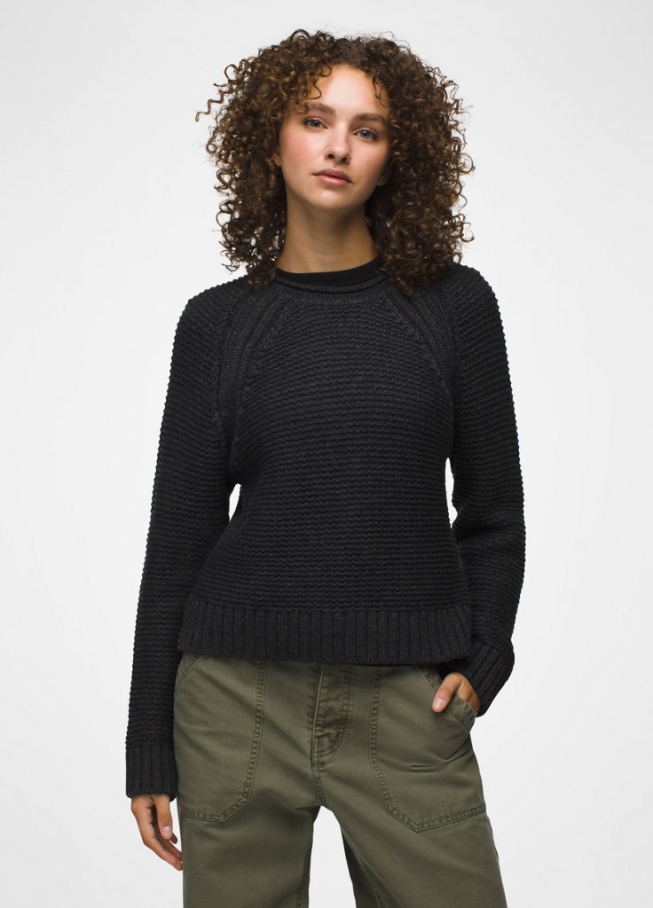 Womens prAna Cades Cove Sweater - Charcoal