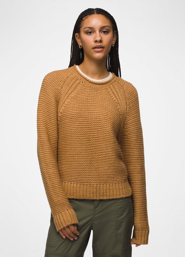 Womens prAna Cades Cove Sweater - Earthbound