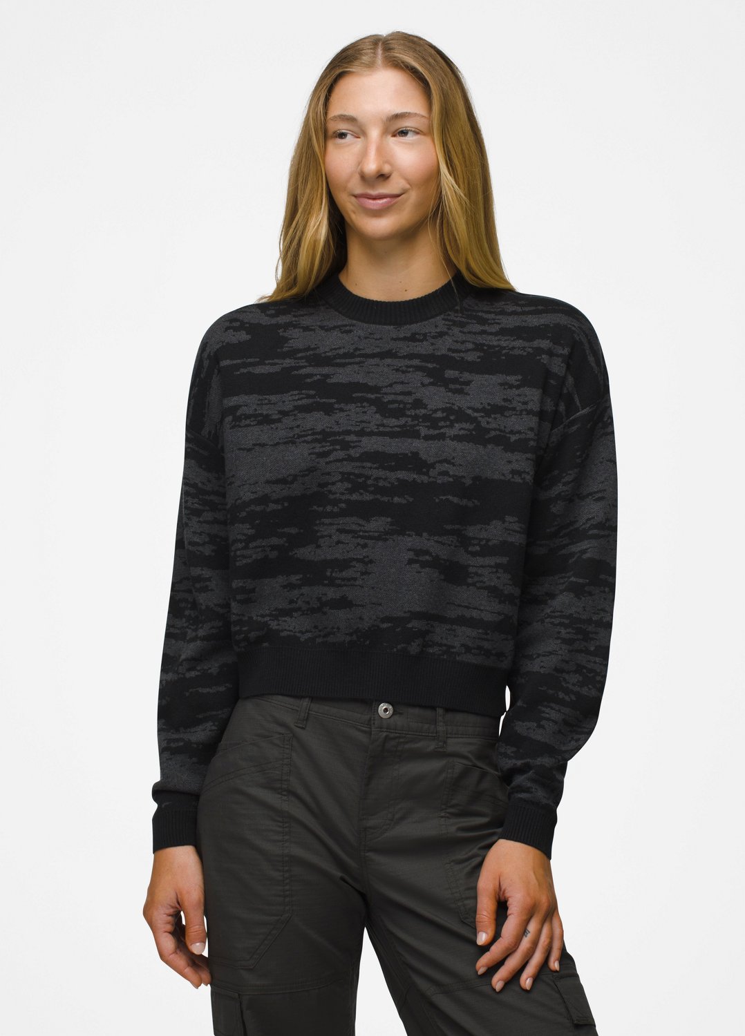 Womens prAna Sun Fall Sweater - Black
