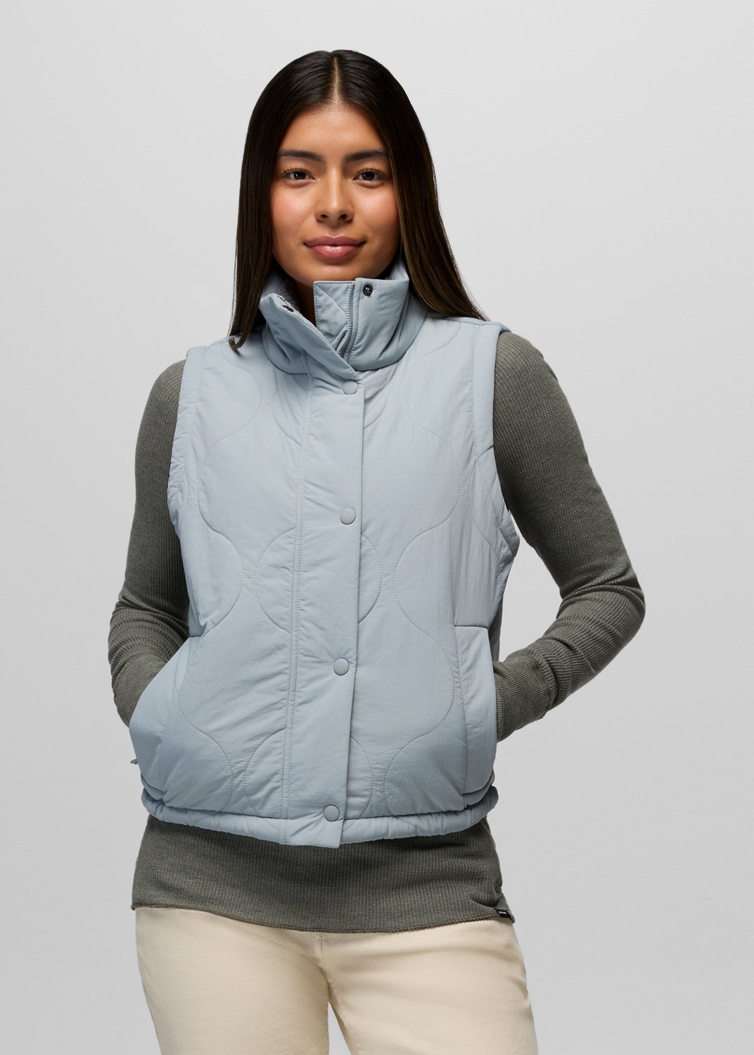 Womens prAna Encinitas Vest - Quarry