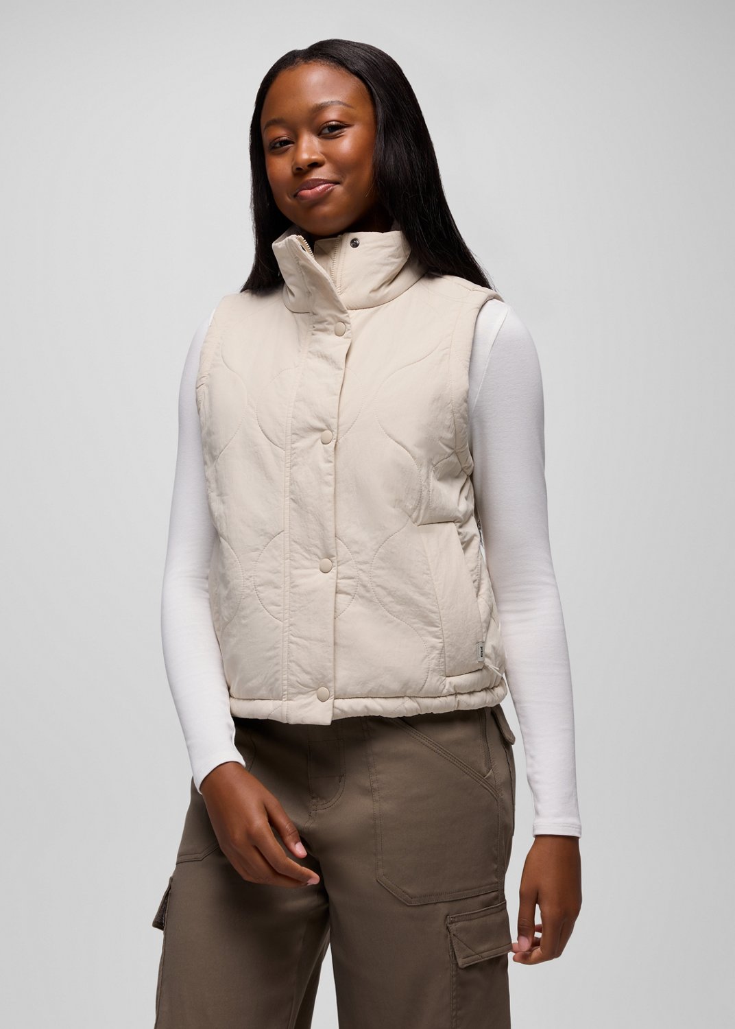 Womens prAna Encinitas Vest - Almond