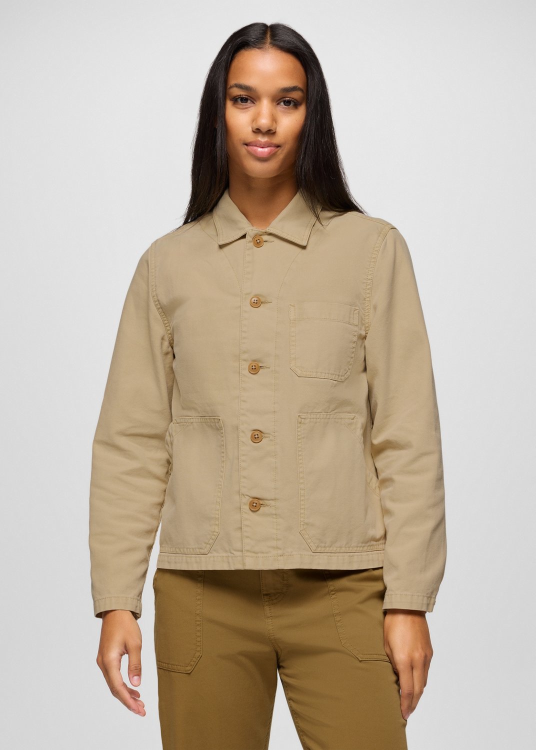 Womens prAna Melrose Jacket - Sandstone