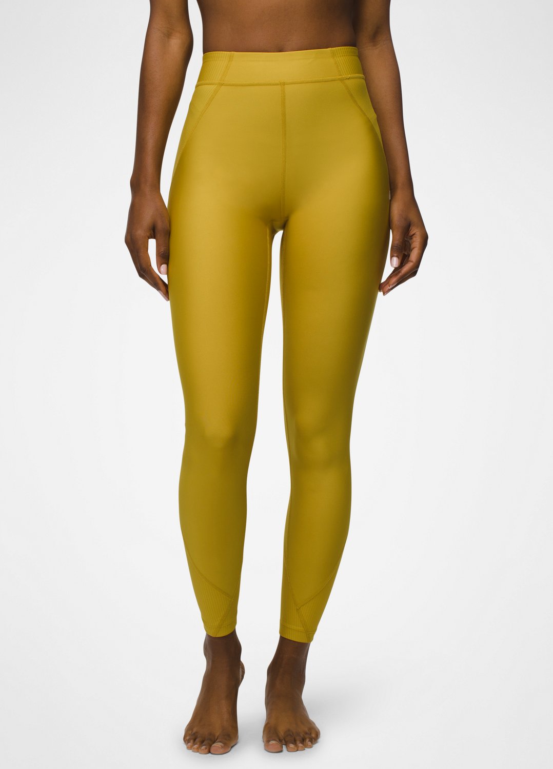 Womens prAna Sculpt™ Send Off Legging - Golden Leaf