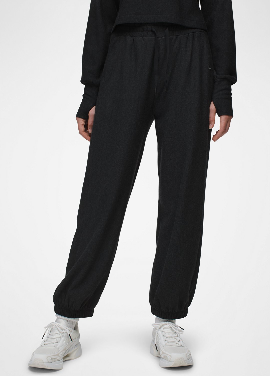 Womens prAna Sacred Space Pant - Black Heather