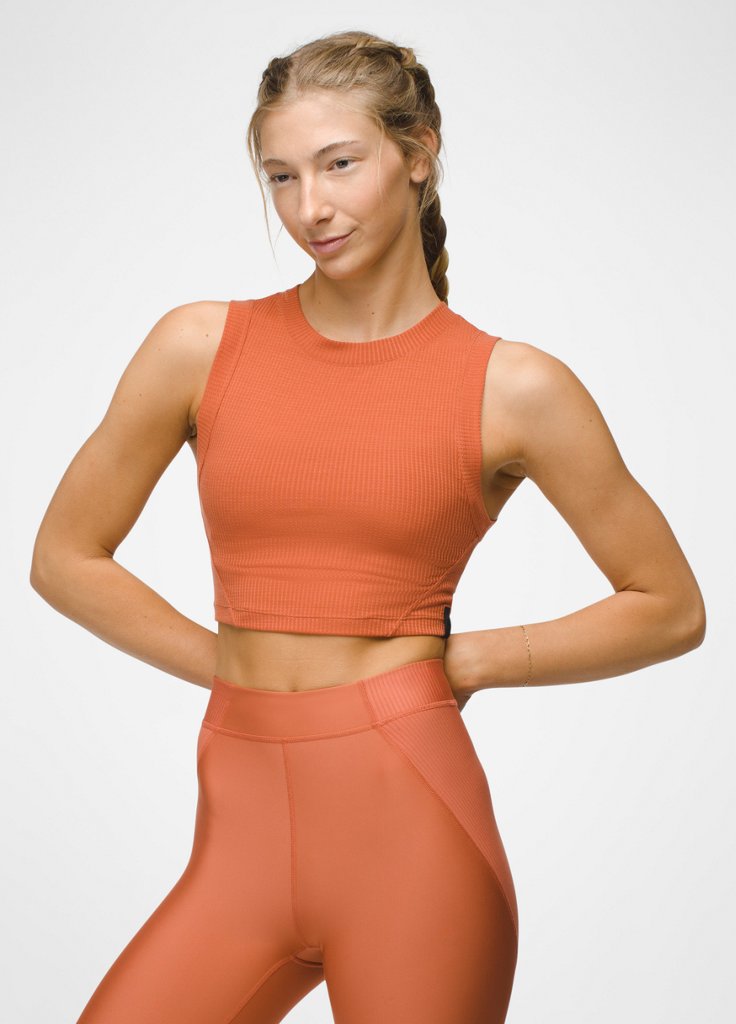 Womens prAna Send Off Sleeveless - Terracotta