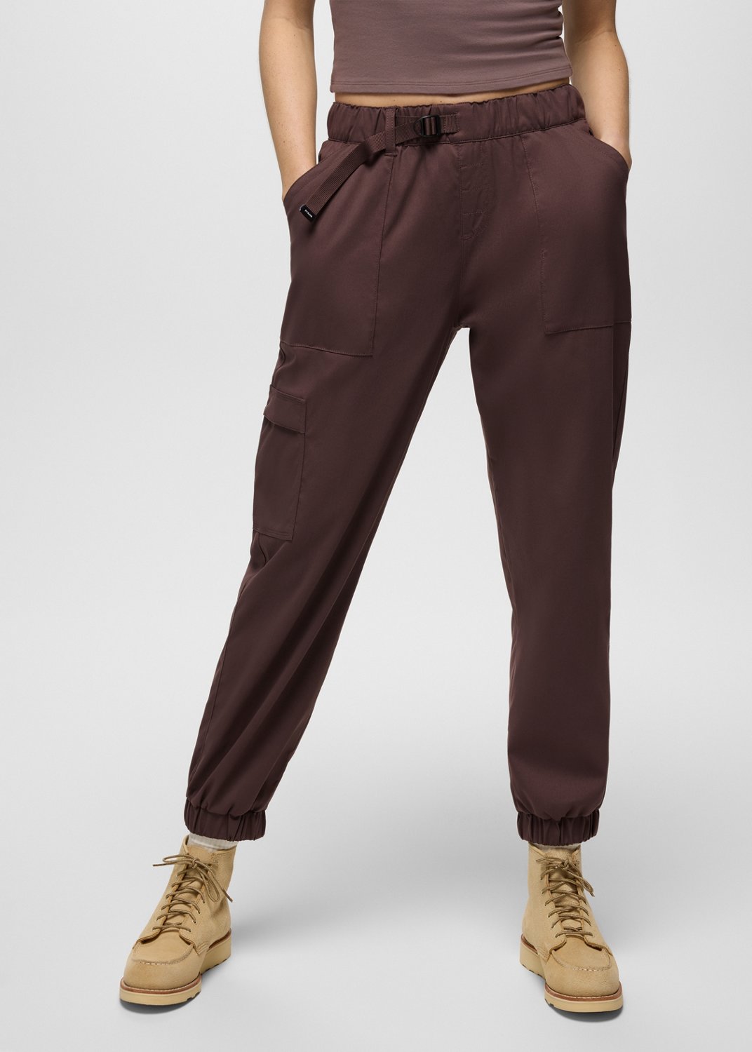 Womens prAna Stretch Zion™ E-Waist Jogger - Mocha