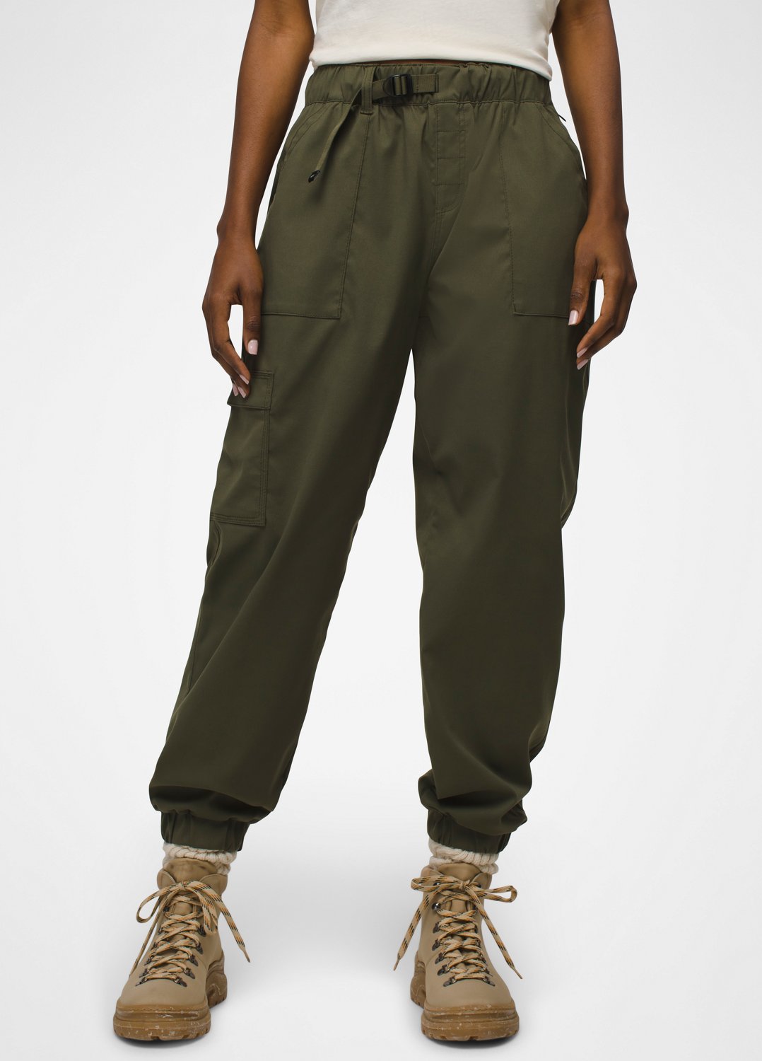 Womens prAna Stretch Zion™ E-Waist Jogger - Spruce