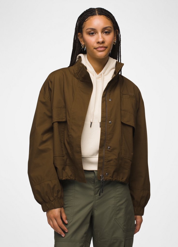 Womens prAna Palisades Ripstop Jacket - Rich Earth