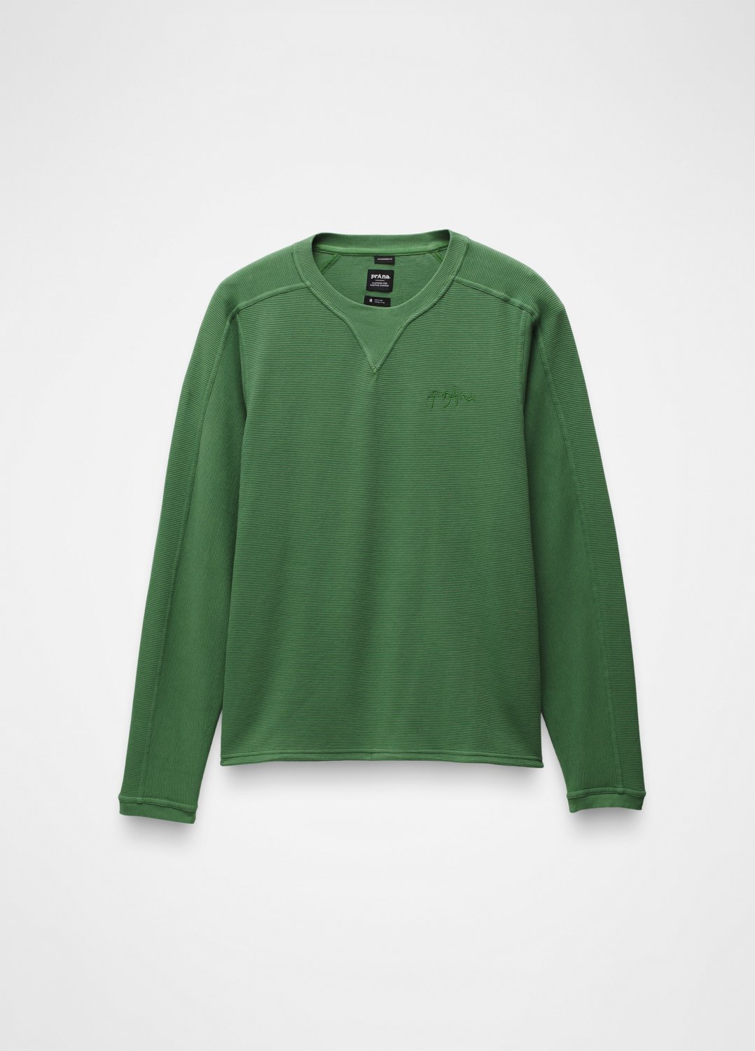 Gender Neutral prAna Contendr Rib Crew - Ivy