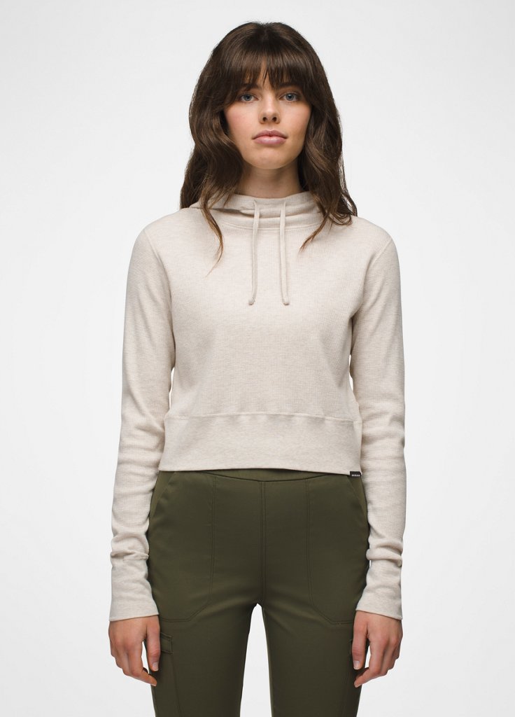Womens prAna Touchstone Hoodie - Oatmeal Heather