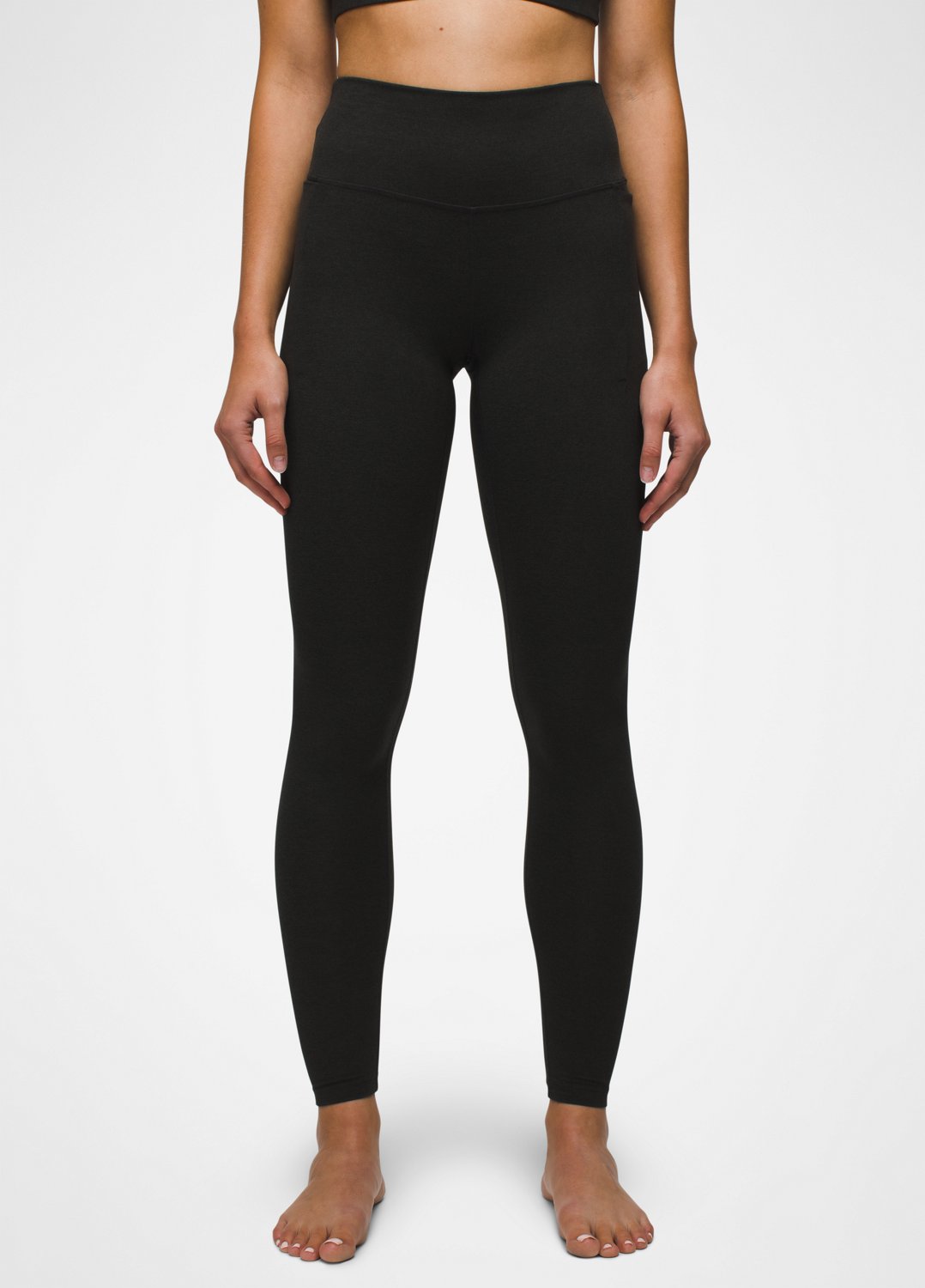 Womens prAna Heavana™ Pocket Legging - Black Heather