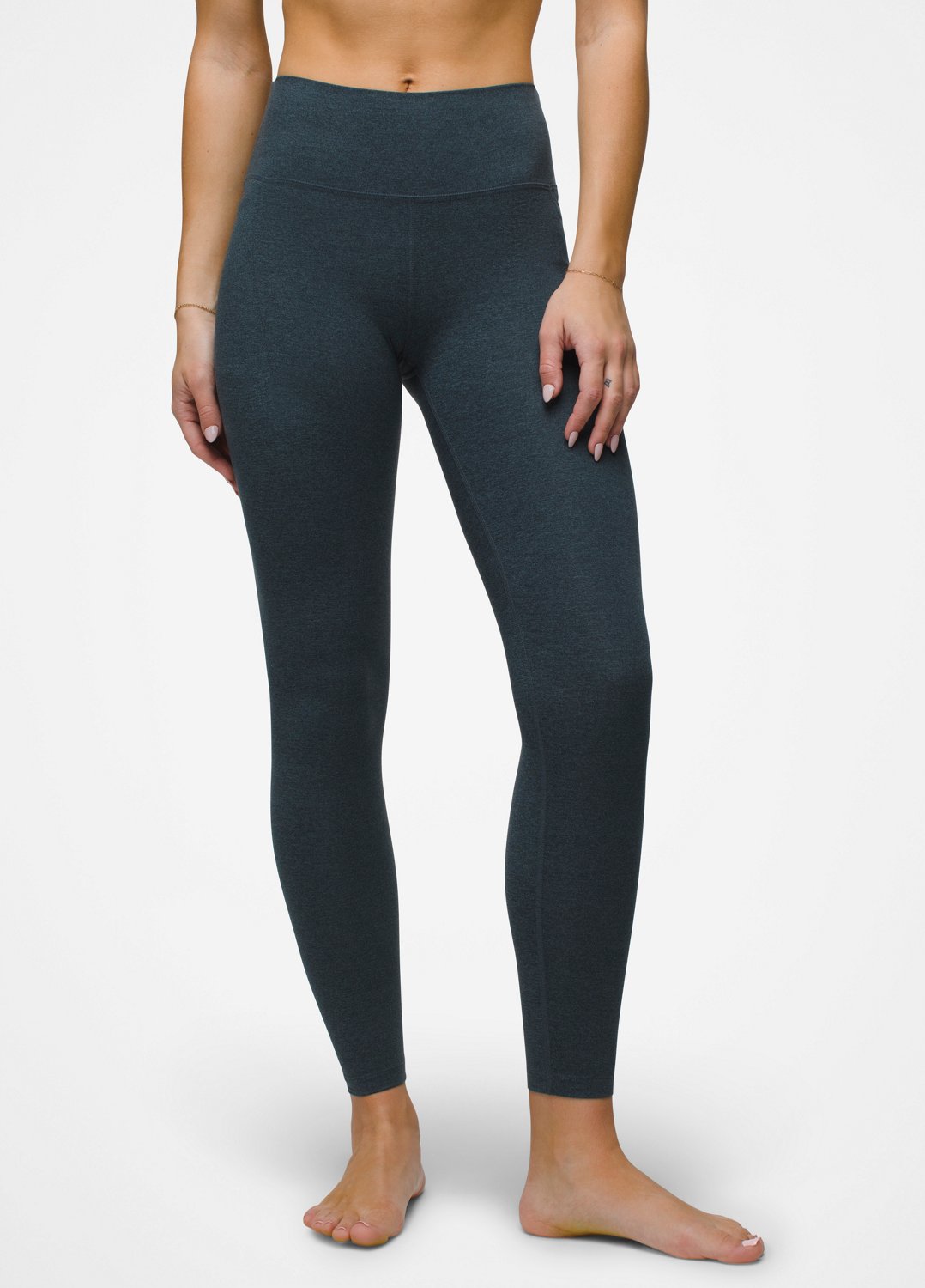 Womens prAna Heavana™ Pocket Legging - Stormy Night Heather