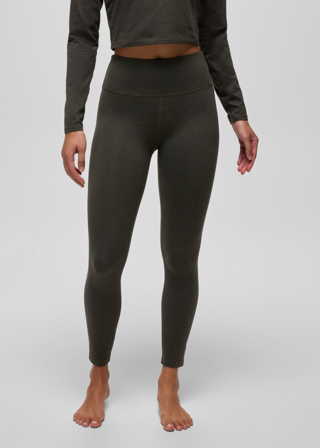 Womens prAna Heavana™ 7/8 Legging - Nori Heather