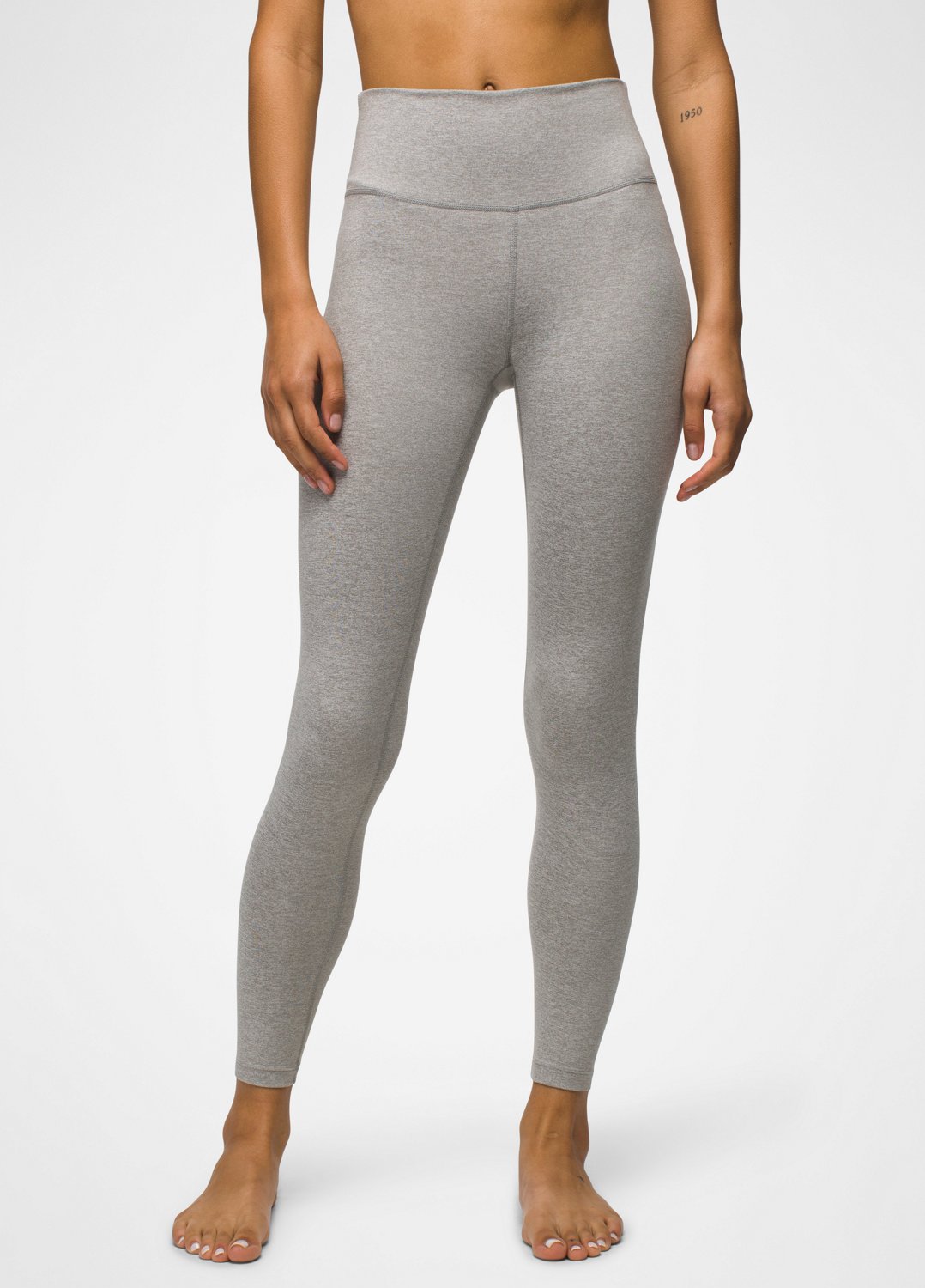 Womens prAna Heavana™ 7/8 Legging - Heather Grey