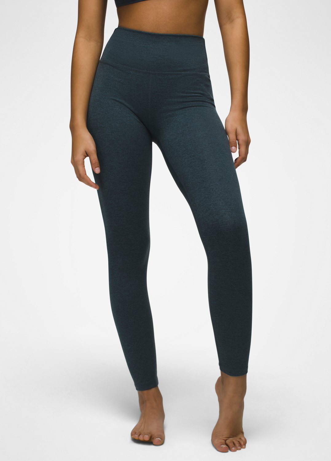 Womens prAna Heavana™ 7/8 Legging - Stormy Night Heather