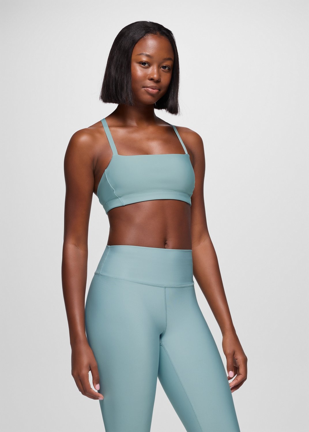 Womens prAna Sculpt™ Adjustable Bra - Saltwater