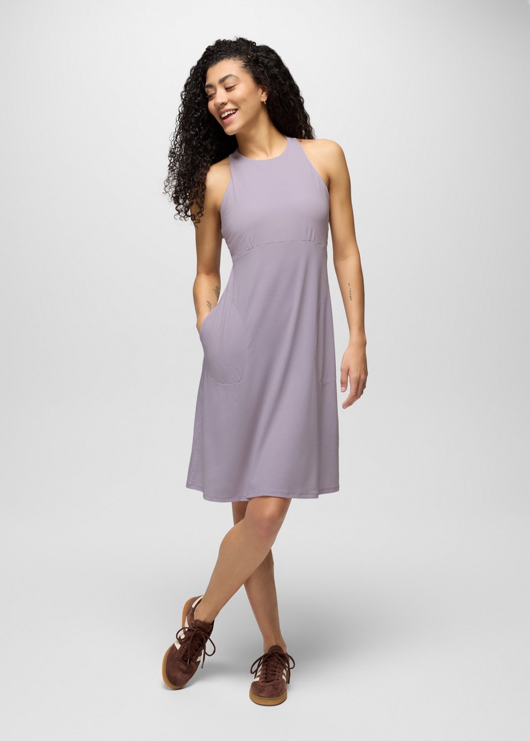 Womens prAna Jewel Lake Summer Dress - Luminous Linea