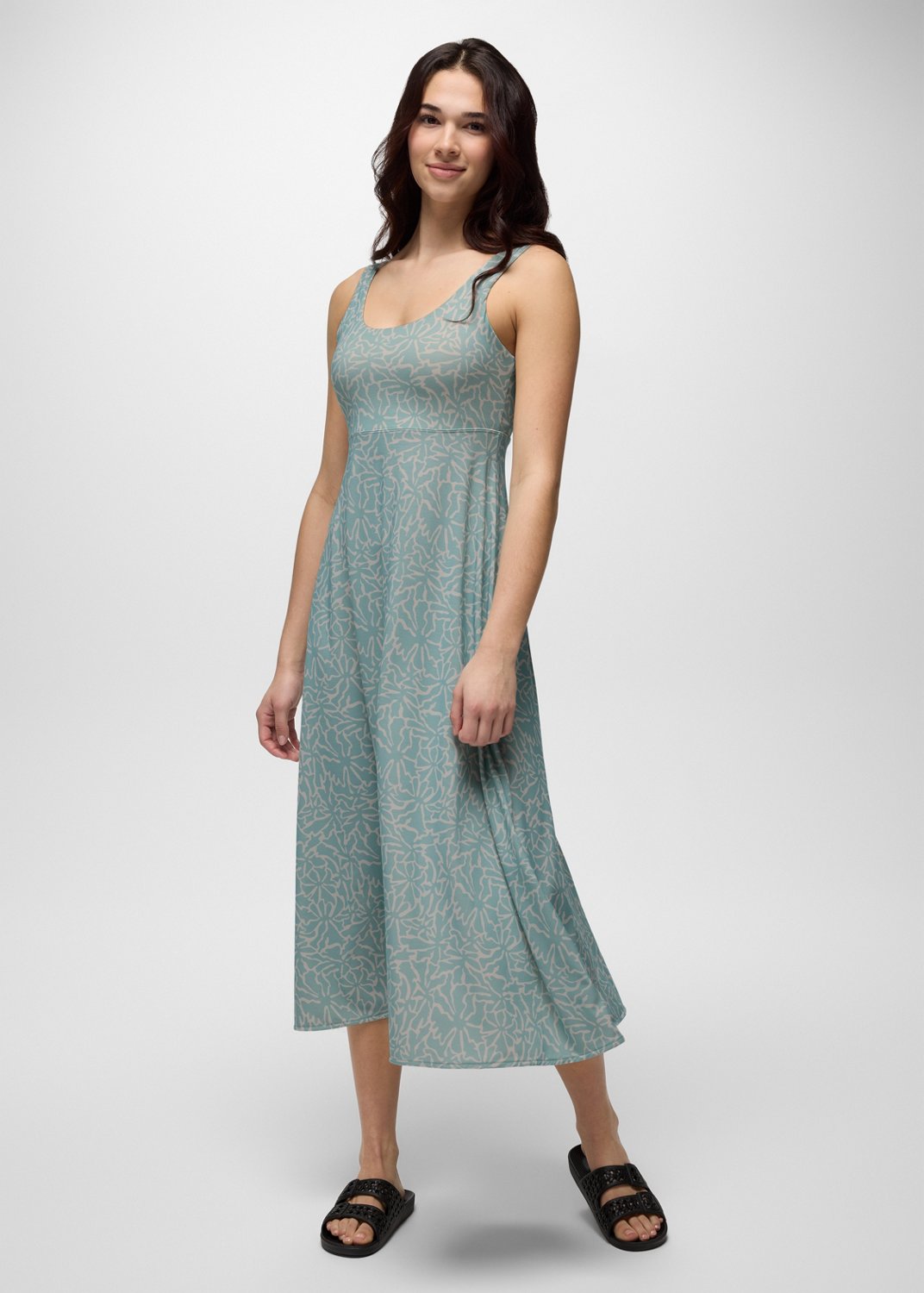 Womens prAna Lata Beach Dress - Saltwater Boogie Bloom