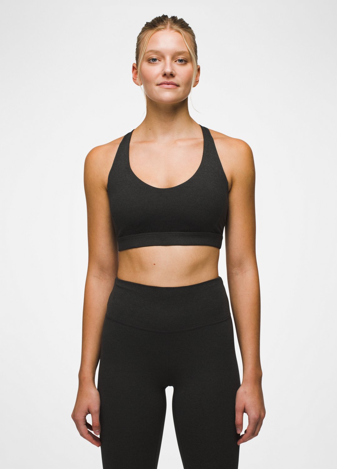 Womens prAna Heavana™ Every Day Bra - Black Heather