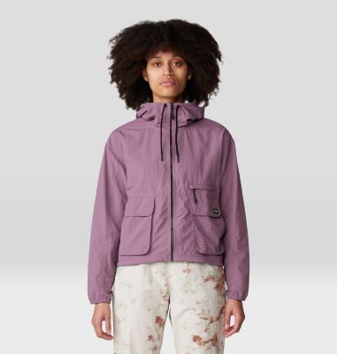 Mountain Hardwear Women's Stryder Full Zip - L - Purple