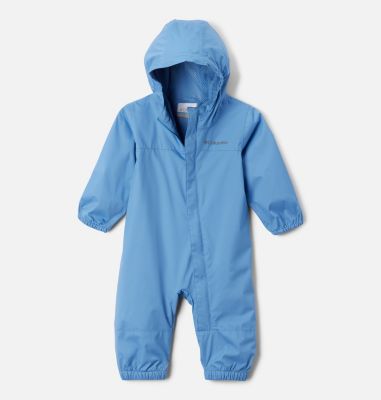 Columbia Infant Critter Jumper Rainsuit - 0/3 - Blue  Skyler