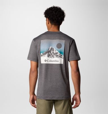 Columbia Men's Kwick Hike  Back Graphic Short Sleeve T-Shirt-