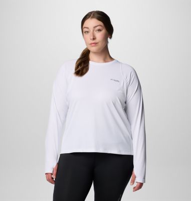 Columbia Women's Summit Valley Long Sleeve Crew Shirt - Plus Size-