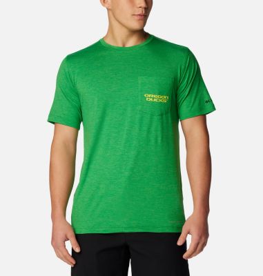 Columbia Men's Collegiate Tech Trail  Short Sleeve Shirt - Oregon-