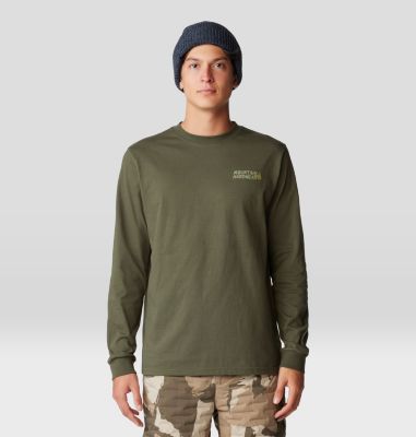 Mountain Hardwear Men's Secret Stash Long Sleeve - S - Green