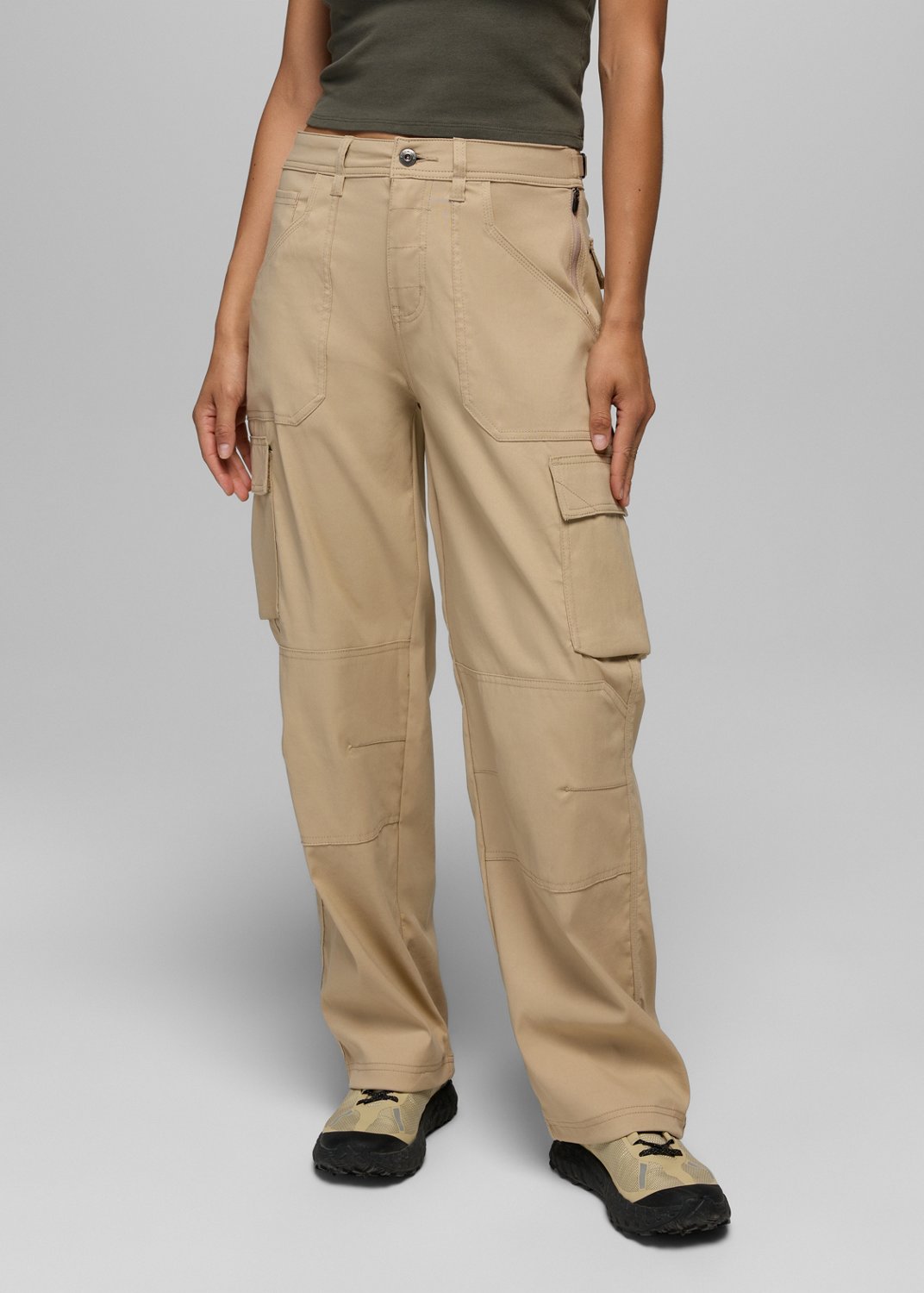 Womens prAna Stretch Zion™ Cargo Pant - Sandbar