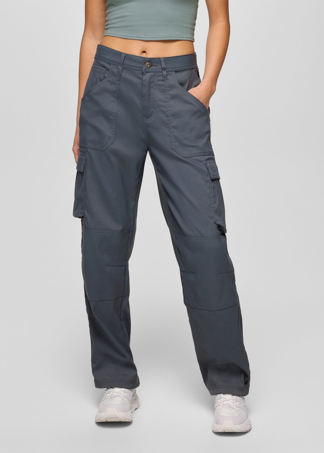 Womens prAna Stretch Zion™ Cargo Pant - Thundercloud