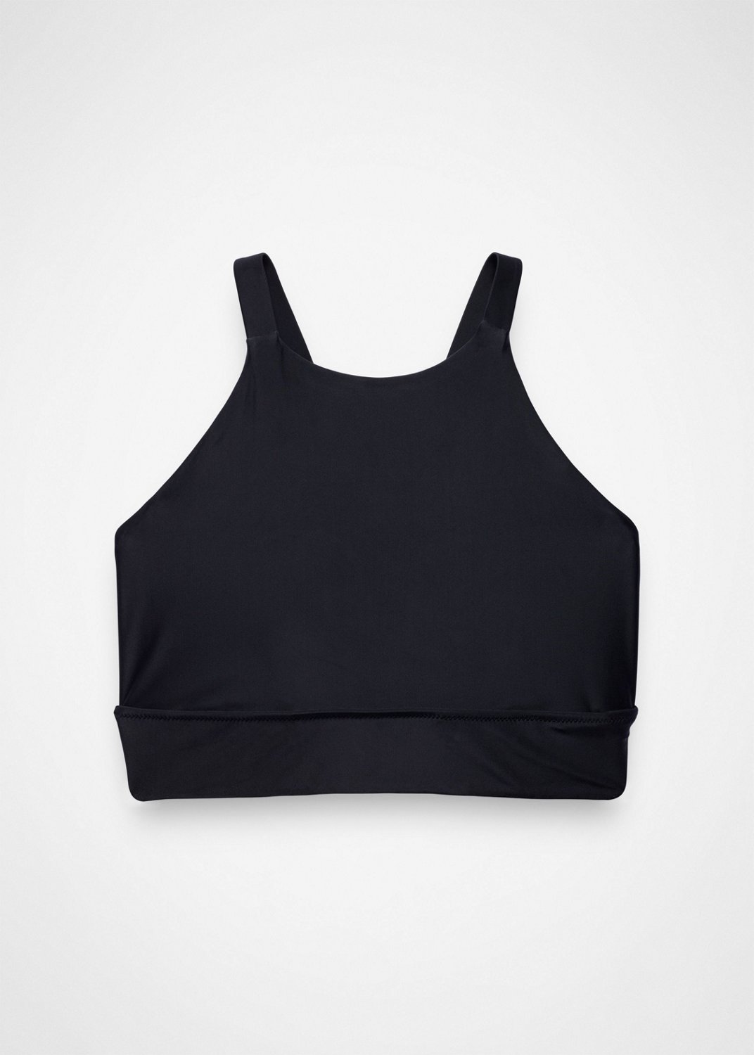Womens prAna Marine Street Swim Top - Black
