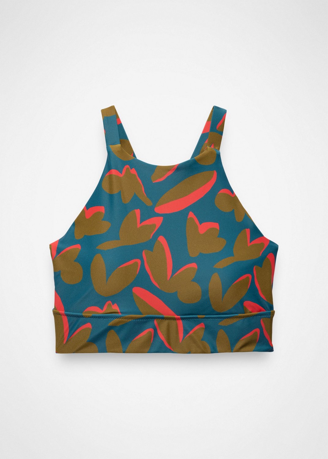 Womens prAna Marine Street Swim Top - Catalina Indo Disco