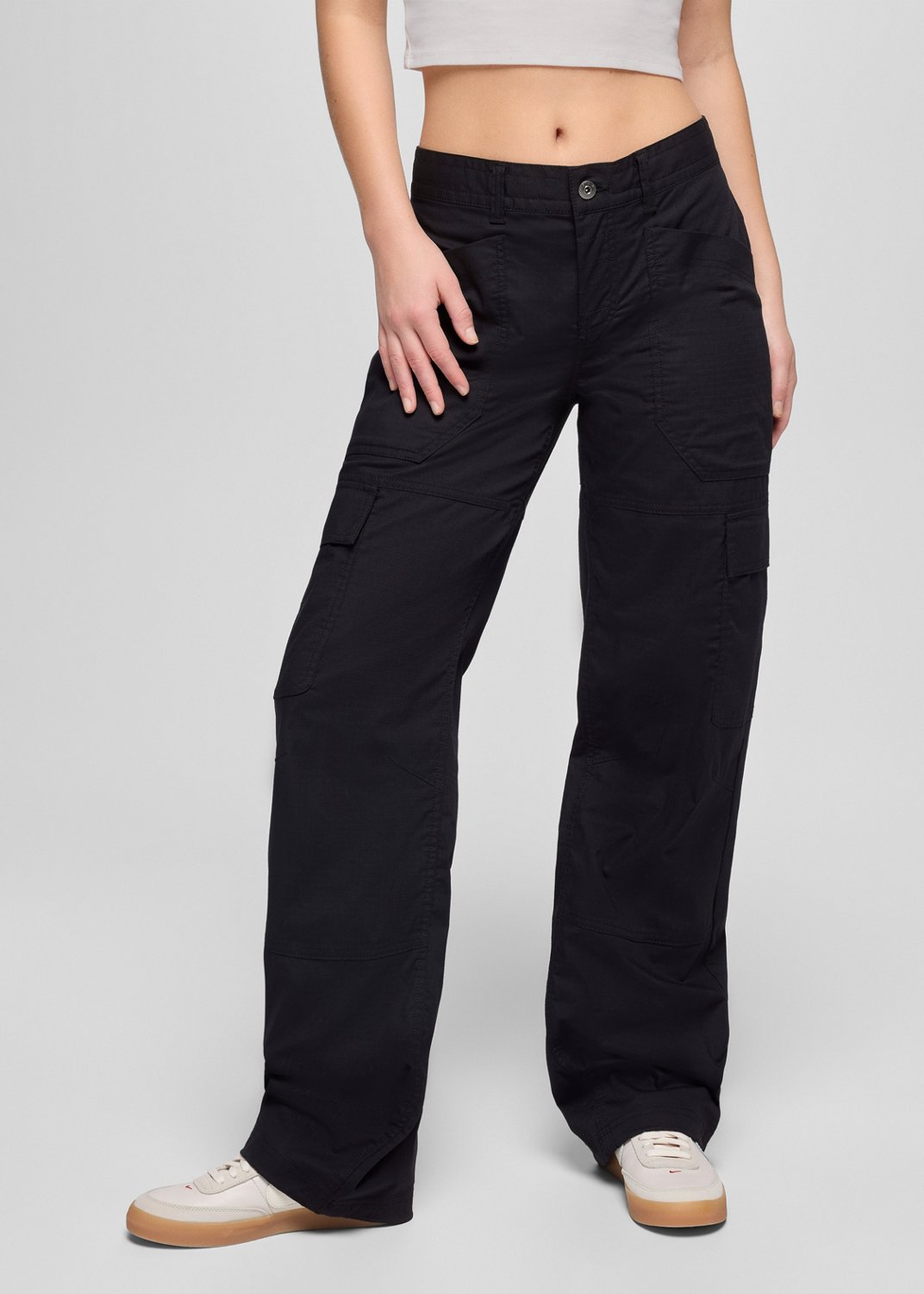 Womens prAna Palisades Ripstop Utility Pant - Black