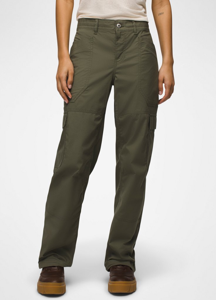 Womens prAna Palisades Ripstop Utility Pant - Rye Green