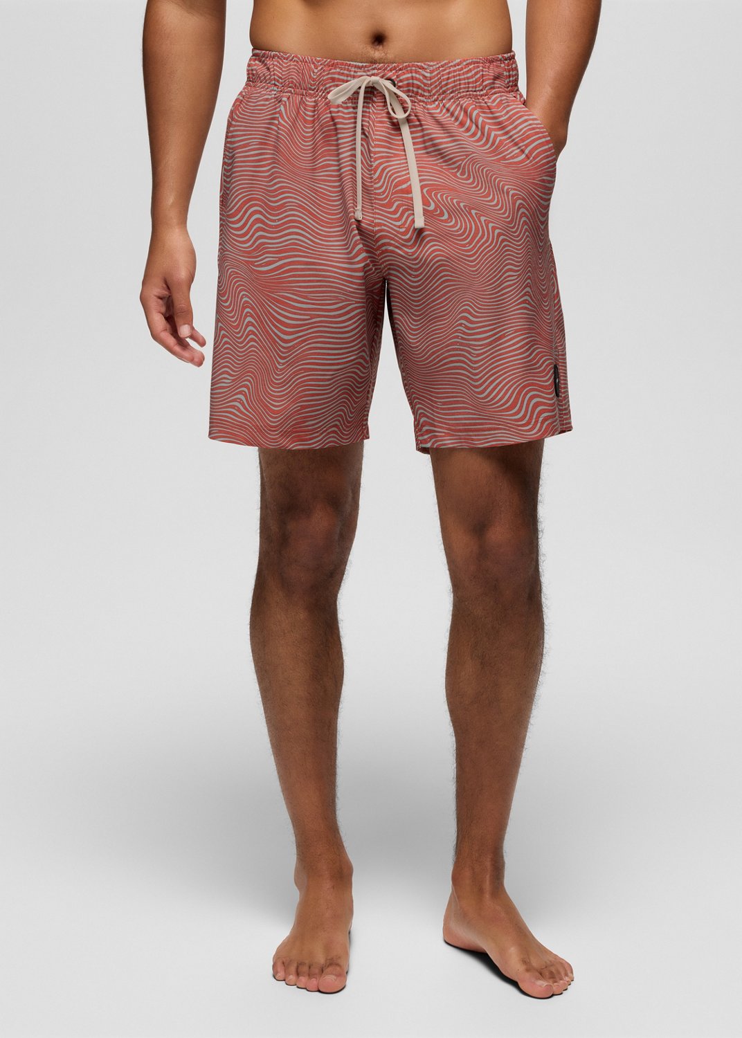Mens prAna Metric E-Waist Swim Short - Phoenix Wavee