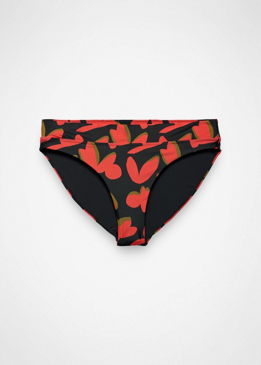 Womens prAna Summer Wave Swim Bottom - Rose Fire Indo Disco