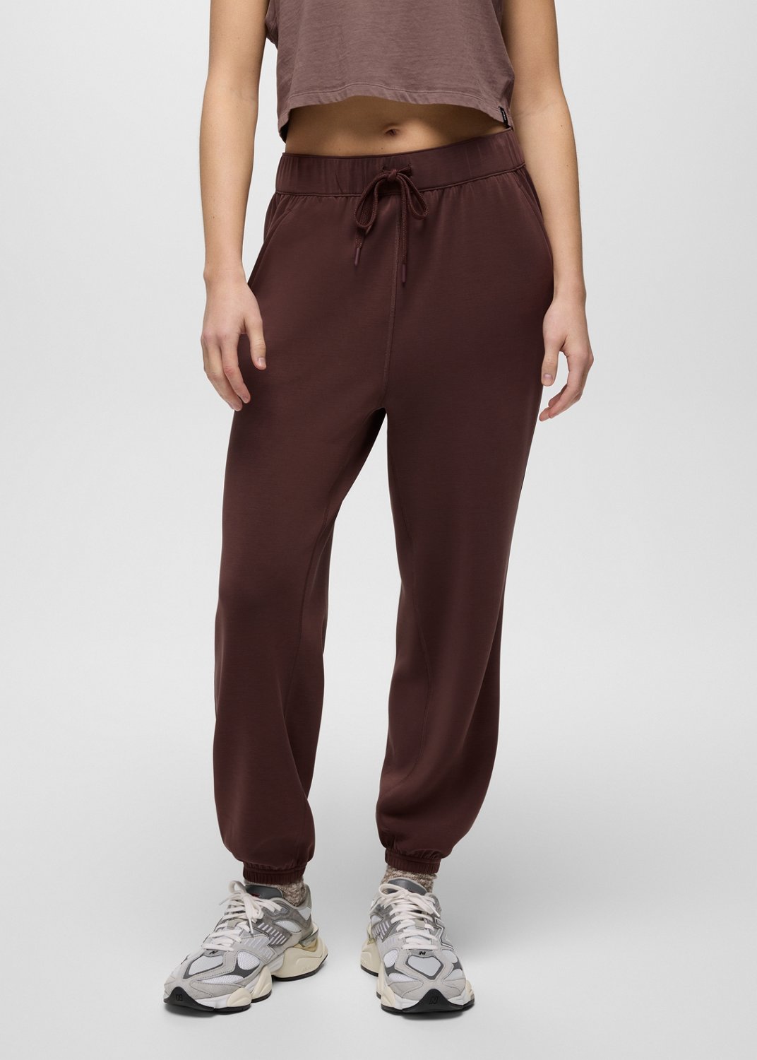 Womens prAna Shea High Rise Jogger - Mocha