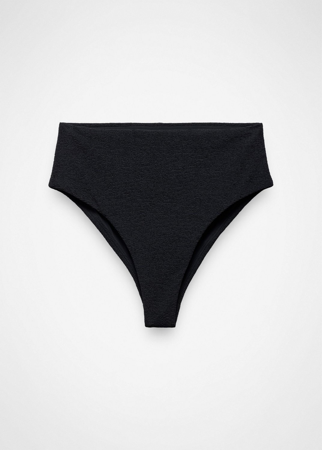 Womens prAna Lahari Scrunch High Rise Swim Bottom - Black