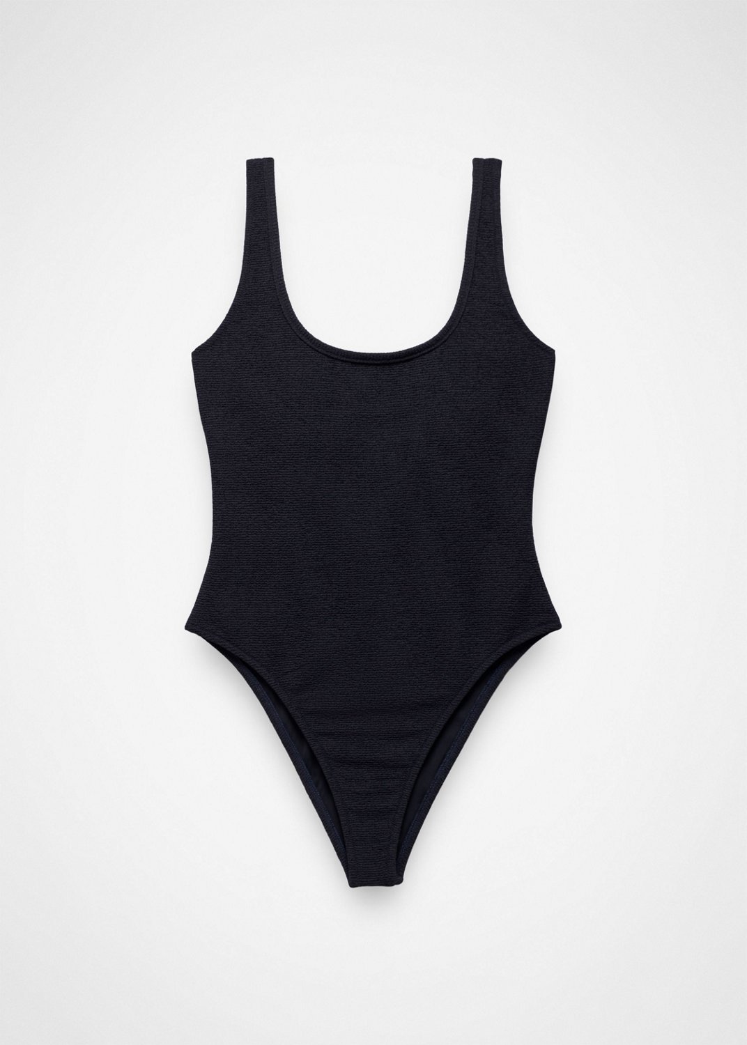 Womens prAna Lahari Scrunch One Piece Swimsuit - Black